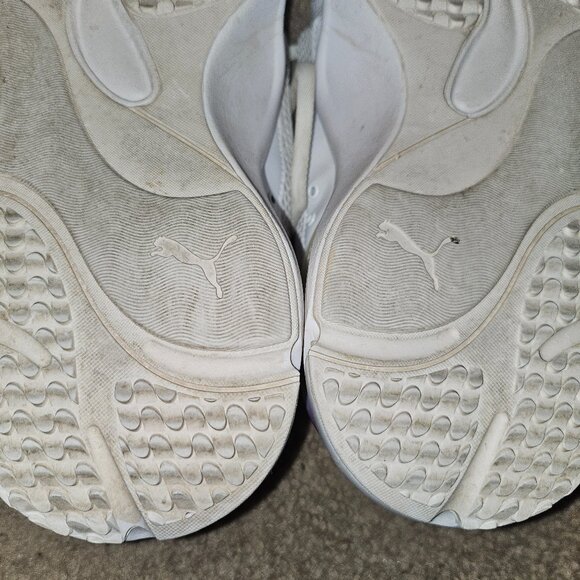 Men White Puma Shoes